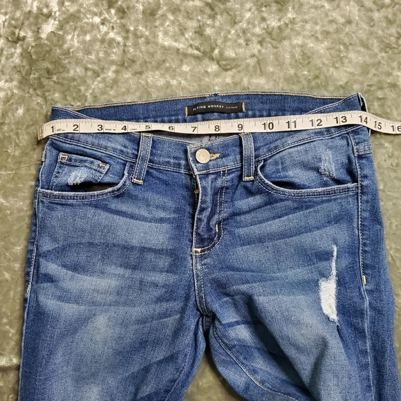 Flying Monkey Distressed Skinny Jeans - Picture 2 of 12